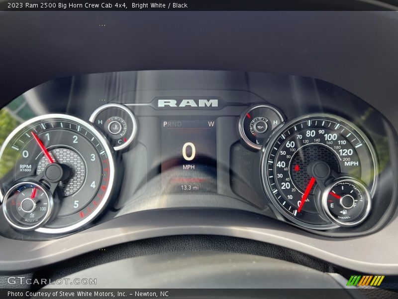Bright White / Black 2023 Ram 2500 Big Horn Crew Cab 4x4
