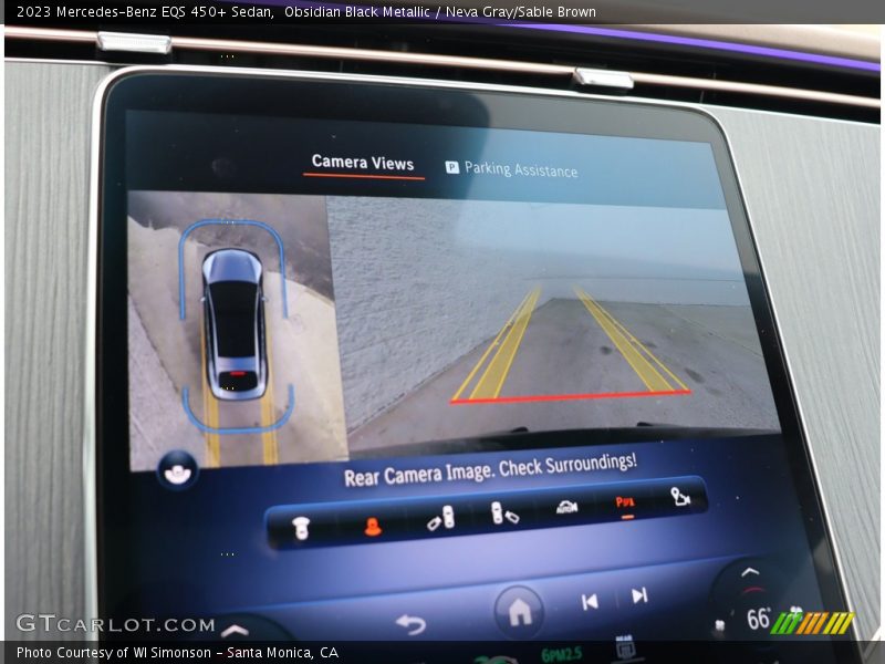 Controls of 2023 EQS 450+ Sedan