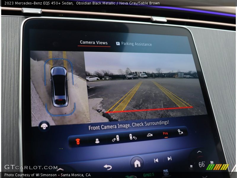 Controls of 2023 EQS 450+ Sedan
