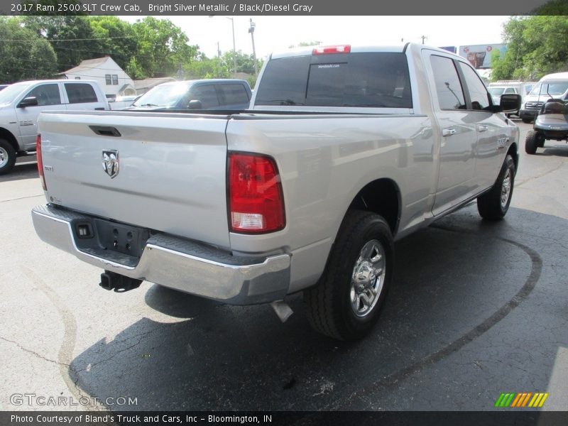 Bright Silver Metallic / Black/Diesel Gray 2017 Ram 2500 SLT Crew Cab