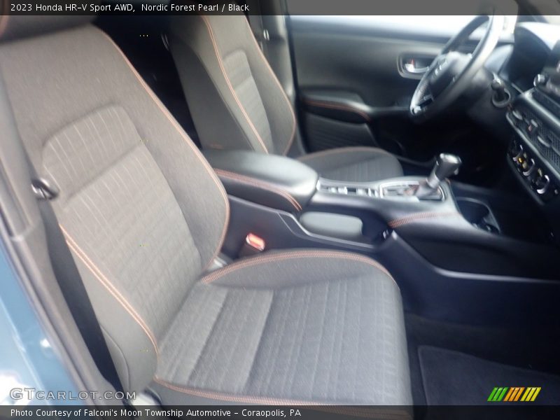 Nordic Forest Pearl / Black 2023 Honda HR-V Sport AWD