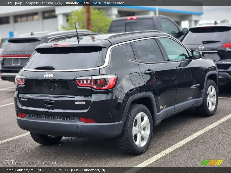 Diamond Black Crystal Pearl / Black 2020 Jeep Compass Latitude 4x4