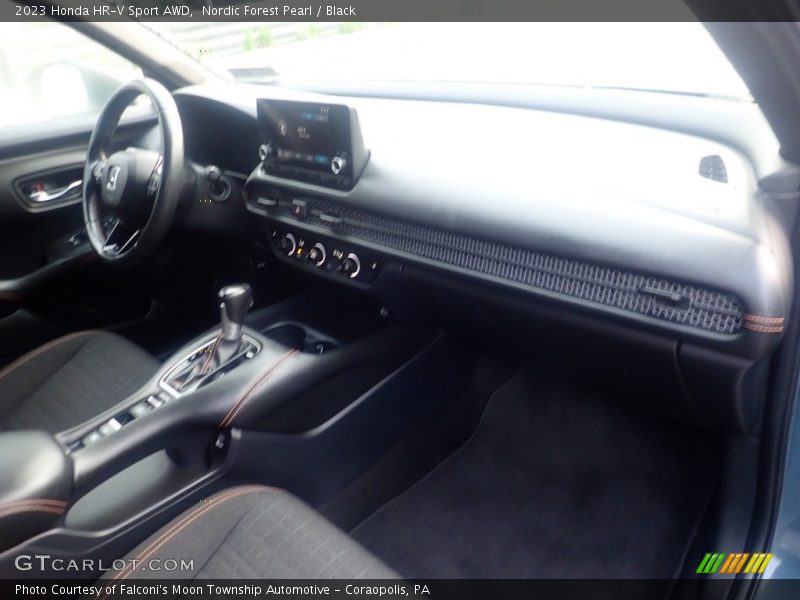 Nordic Forest Pearl / Black 2023 Honda HR-V Sport AWD