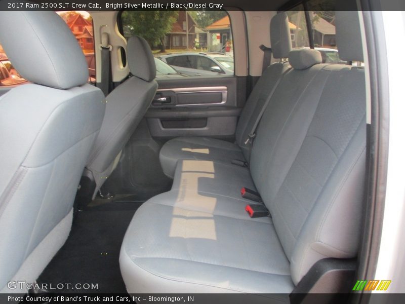 Bright Silver Metallic / Black/Diesel Gray 2017 Ram 2500 SLT Crew Cab