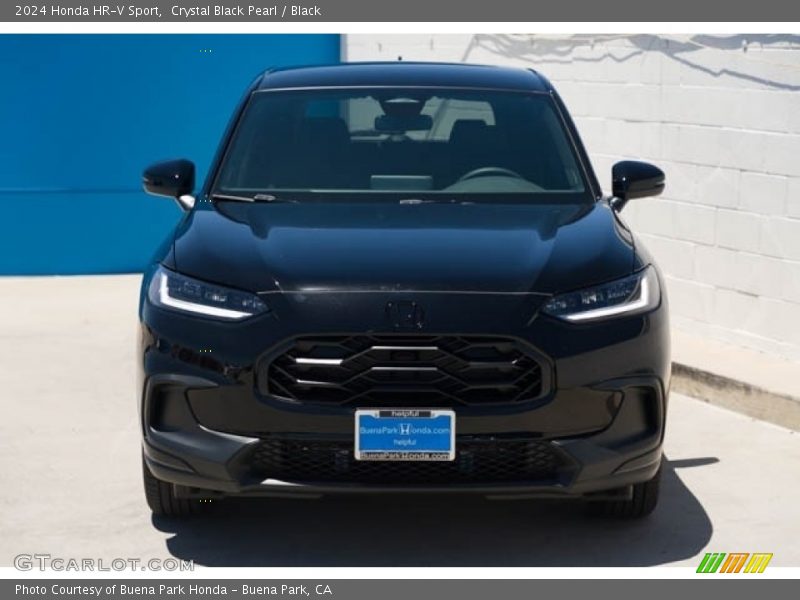 Crystal Black Pearl / Black 2024 Honda HR-V Sport