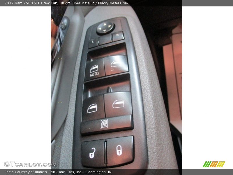 Bright Silver Metallic / Black/Diesel Gray 2017 Ram 2500 SLT Crew Cab
