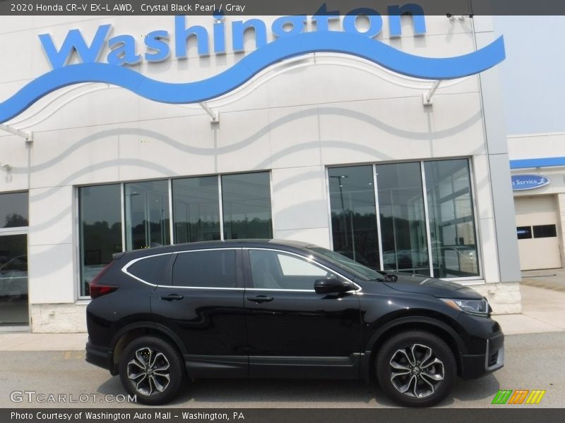 Crystal Black Pearl / Gray 2020 Honda CR-V EX-L AWD