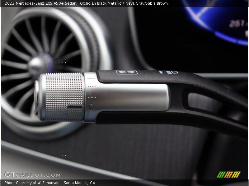 Controls of 2023 EQS 450+ Sedan