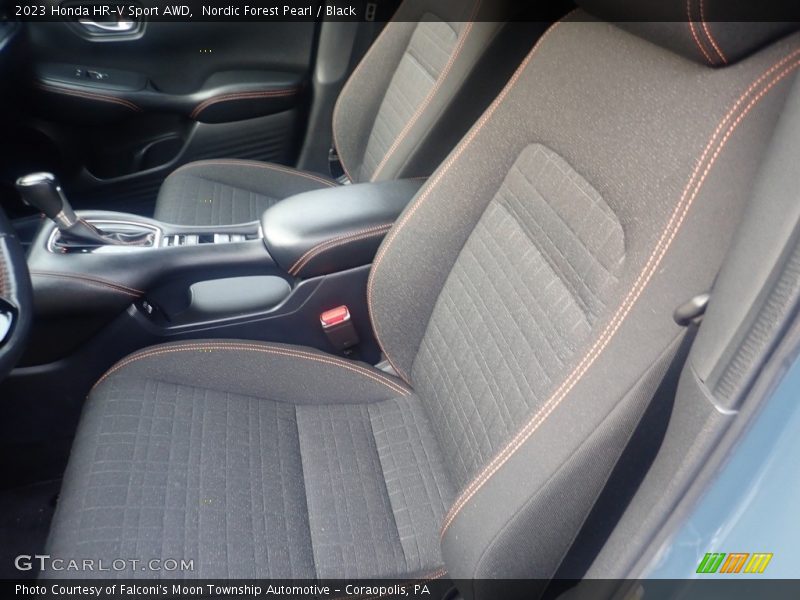 Nordic Forest Pearl / Black 2023 Honda HR-V Sport AWD