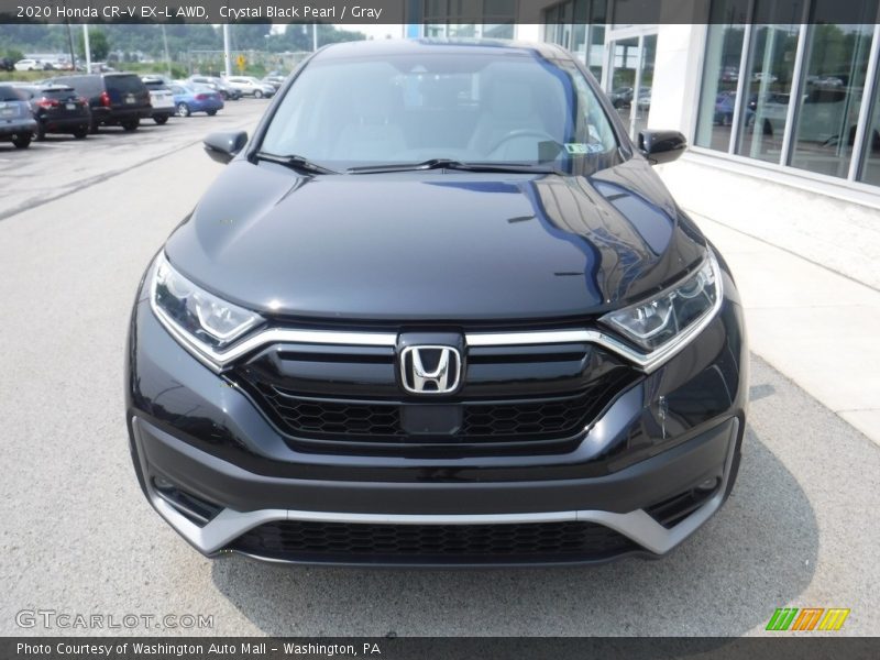 Crystal Black Pearl / Gray 2020 Honda CR-V EX-L AWD