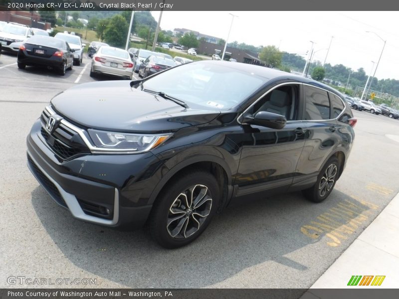 Crystal Black Pearl / Gray 2020 Honda CR-V EX-L AWD