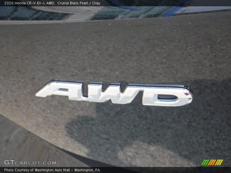 Crystal Black Pearl / Gray 2020 Honda CR-V EX-L AWD