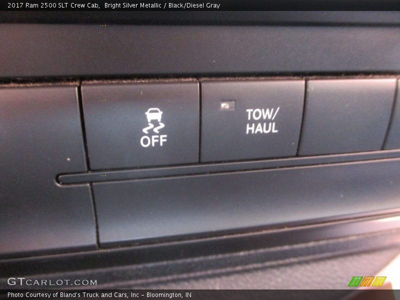 Bright Silver Metallic / Black/Diesel Gray 2017 Ram 2500 SLT Crew Cab