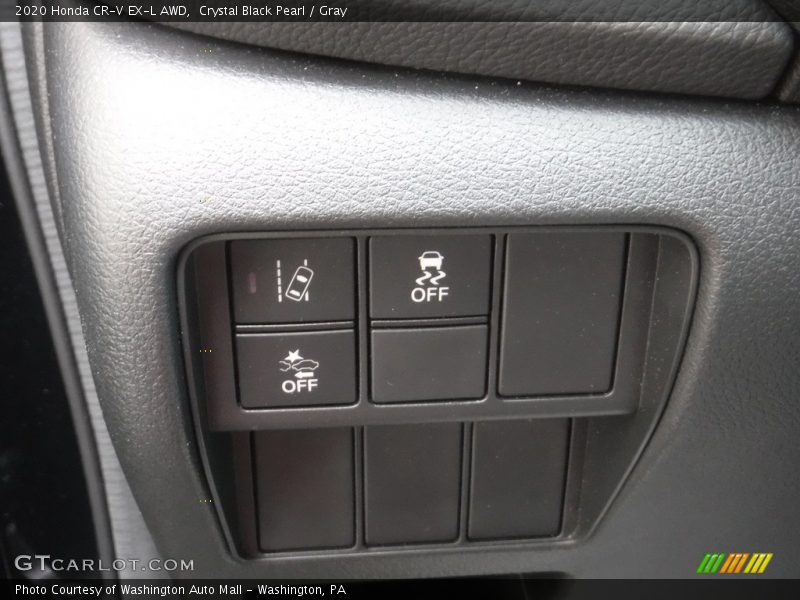 Crystal Black Pearl / Gray 2020 Honda CR-V EX-L AWD