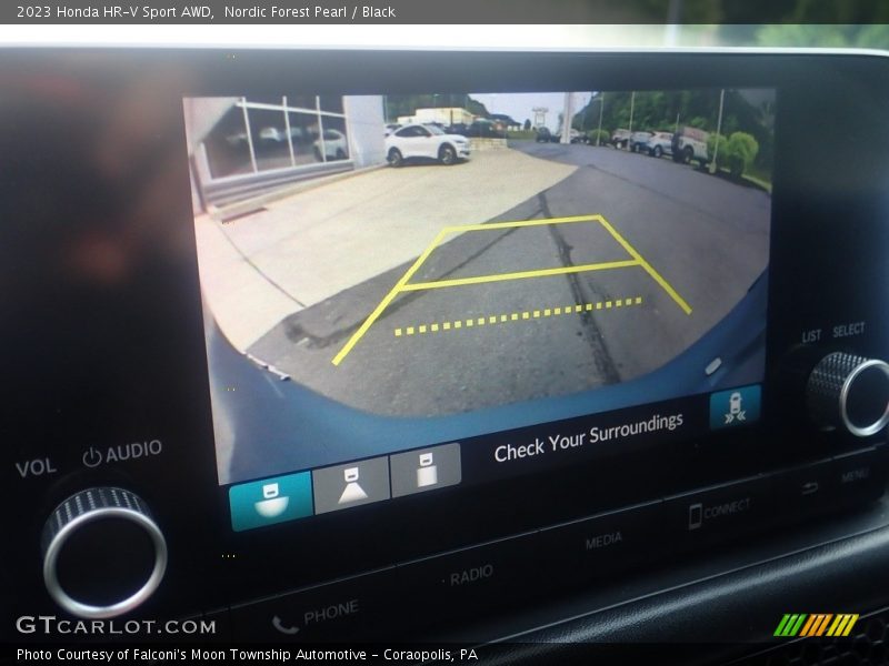 Nordic Forest Pearl / Black 2023 Honda HR-V Sport AWD