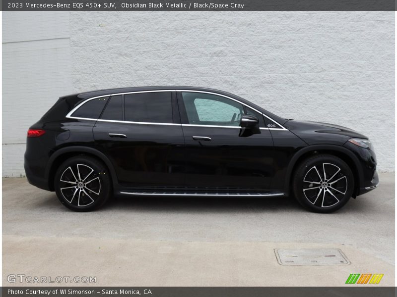 Obsidian Black Metallic / Black/Space Gray 2023 Mercedes-Benz EQS 450+ SUV