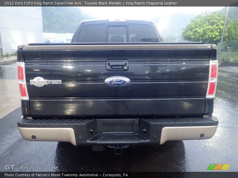 Tuxedo Black Metallic / King Ranch Chaparral Leather 2012 Ford F150 King Ranch SuperCrew 4x4