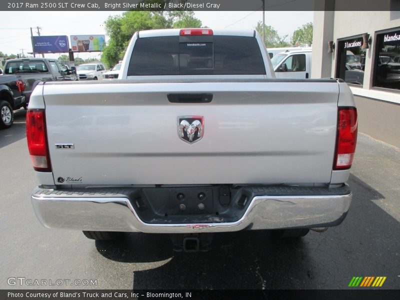 Bright Silver Metallic / Black/Diesel Gray 2017 Ram 2500 SLT Crew Cab