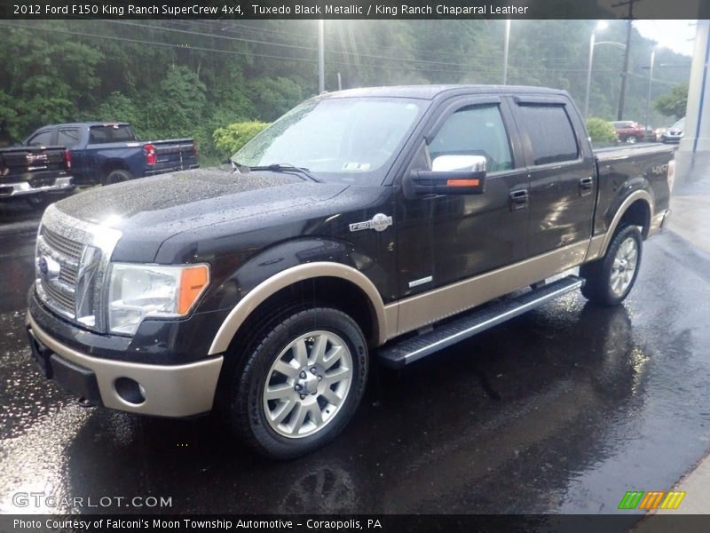 Tuxedo Black Metallic / King Ranch Chaparral Leather 2012 Ford F150 King Ranch SuperCrew 4x4