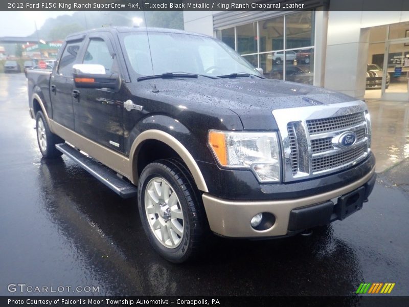 Tuxedo Black Metallic / King Ranch Chaparral Leather 2012 Ford F150 King Ranch SuperCrew 4x4