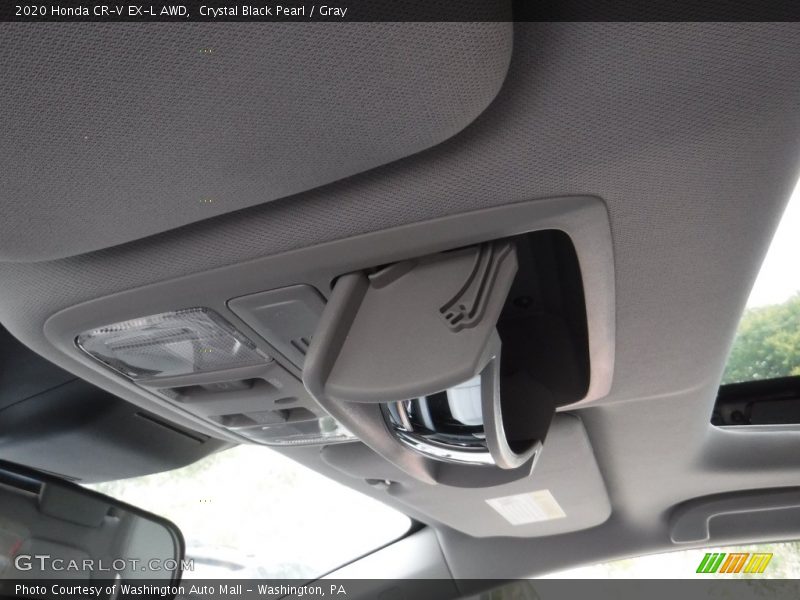 Crystal Black Pearl / Gray 2020 Honda CR-V EX-L AWD