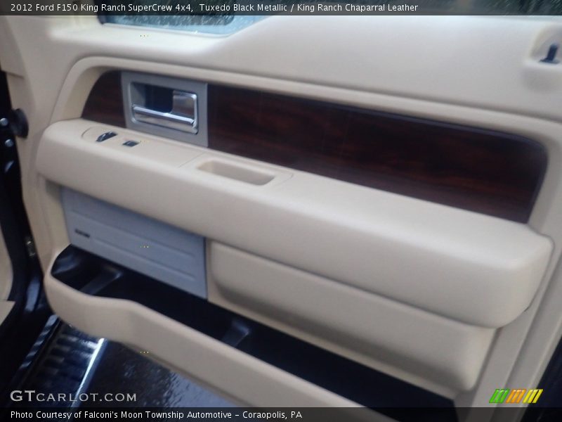 Tuxedo Black Metallic / King Ranch Chaparral Leather 2012 Ford F150 King Ranch SuperCrew 4x4