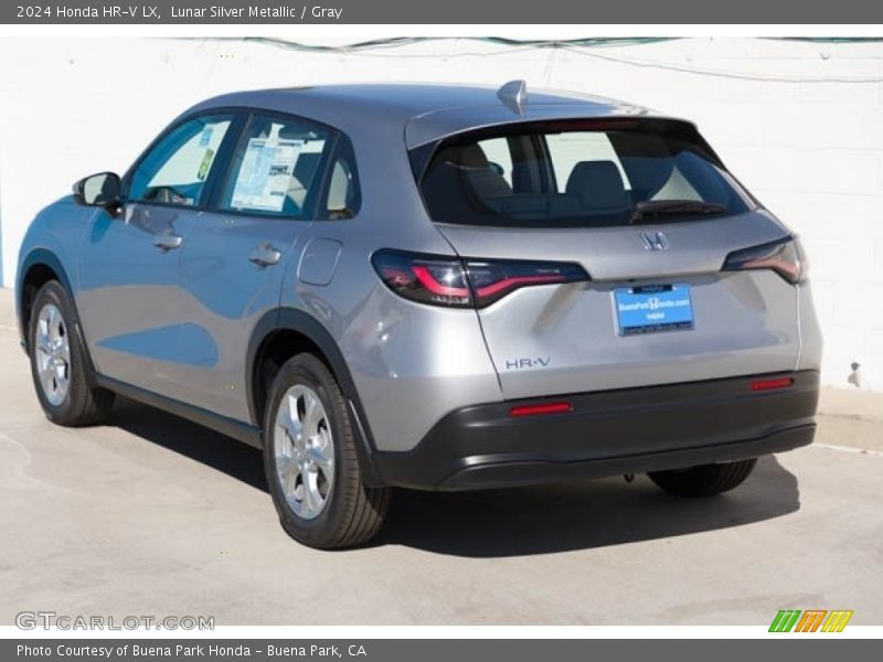 Lunar Silver Metallic / Gray 2024 Honda HR-V LX