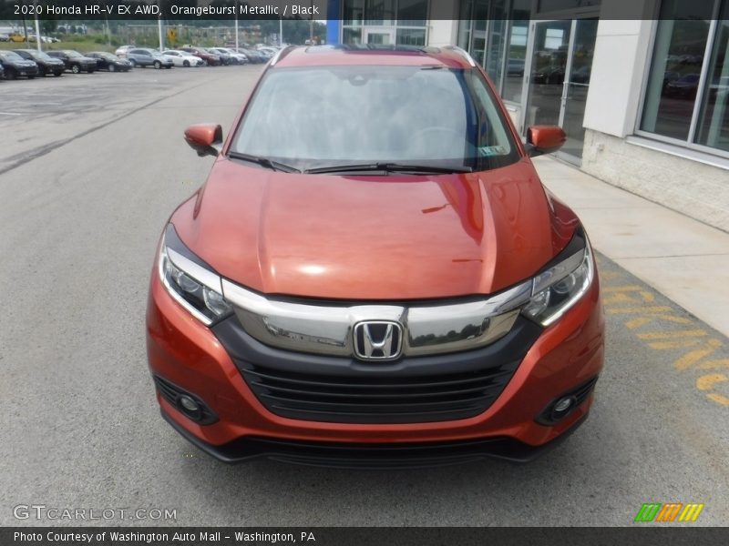 Orangeburst Metallic / Black 2020 Honda HR-V EX AWD