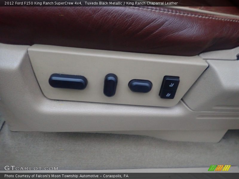 Tuxedo Black Metallic / King Ranch Chaparral Leather 2012 Ford F150 King Ranch SuperCrew 4x4