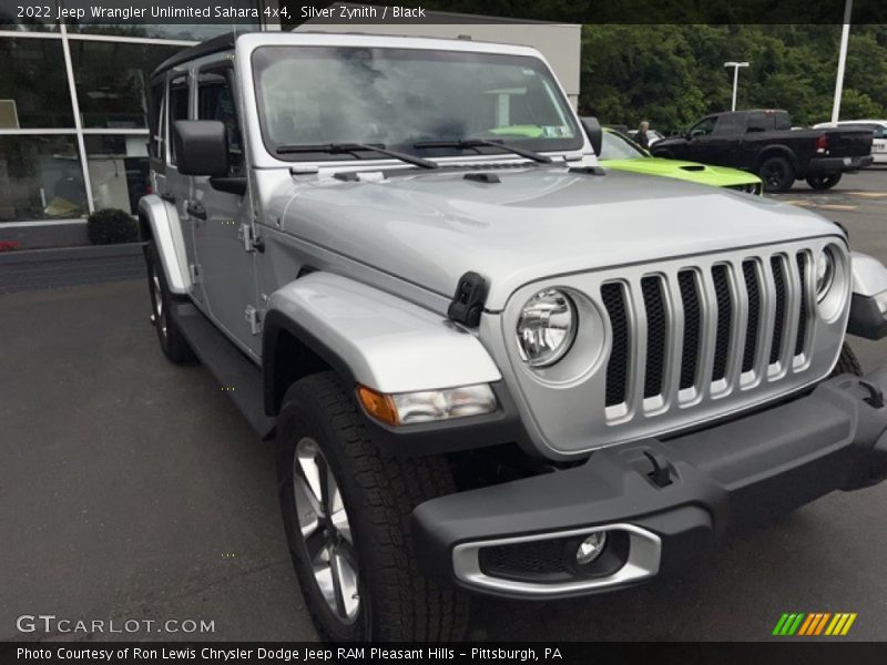 Silver Zynith / Black 2022 Jeep Wrangler Unlimited Sahara 4x4