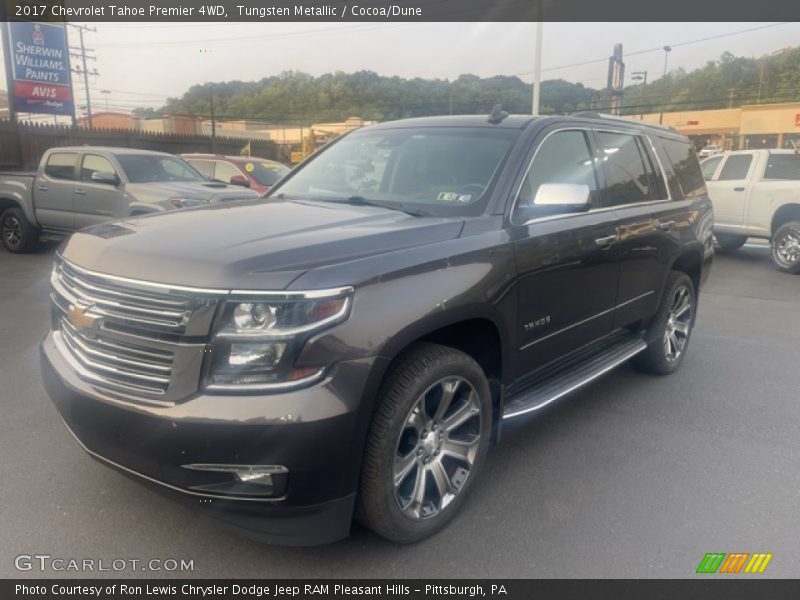 Tungsten Metallic / Cocoa/Dune 2017 Chevrolet Tahoe Premier 4WD