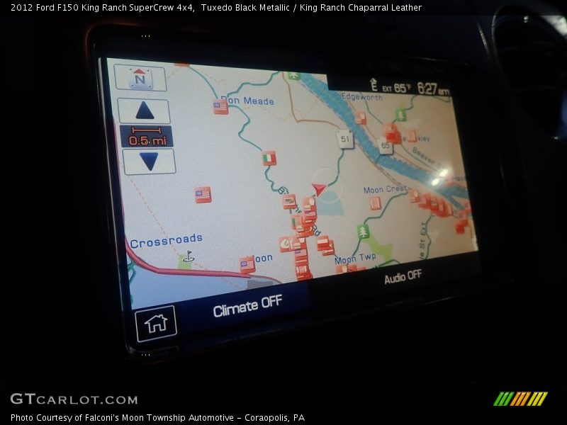 Tuxedo Black Metallic / King Ranch Chaparral Leather 2012 Ford F150 King Ranch SuperCrew 4x4