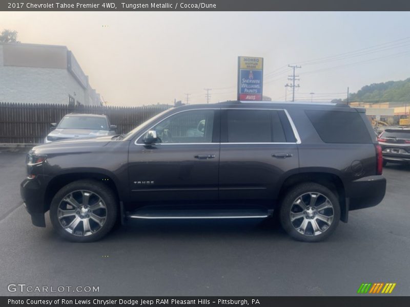 Tungsten Metallic / Cocoa/Dune 2017 Chevrolet Tahoe Premier 4WD