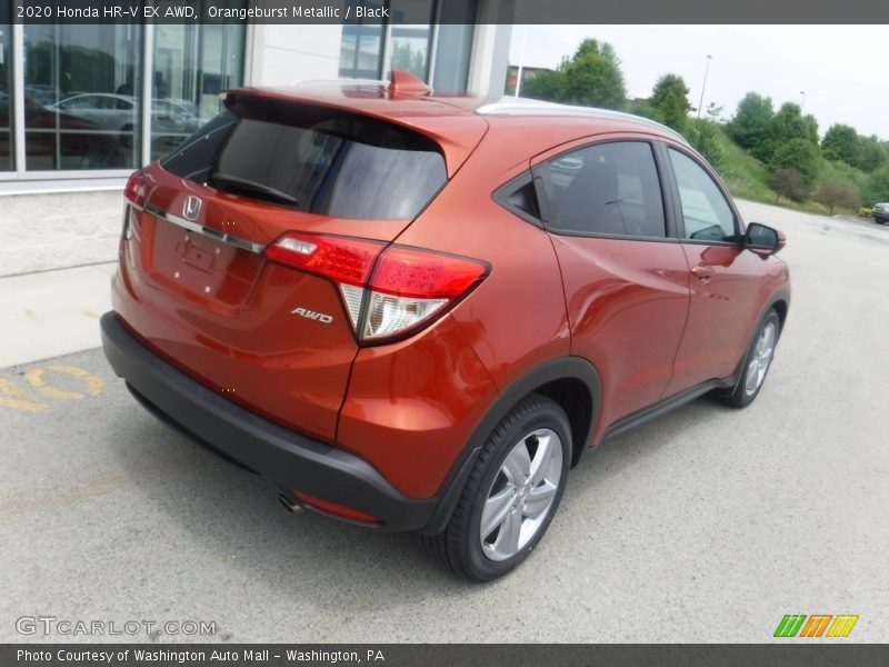Orangeburst Metallic / Black 2020 Honda HR-V EX AWD