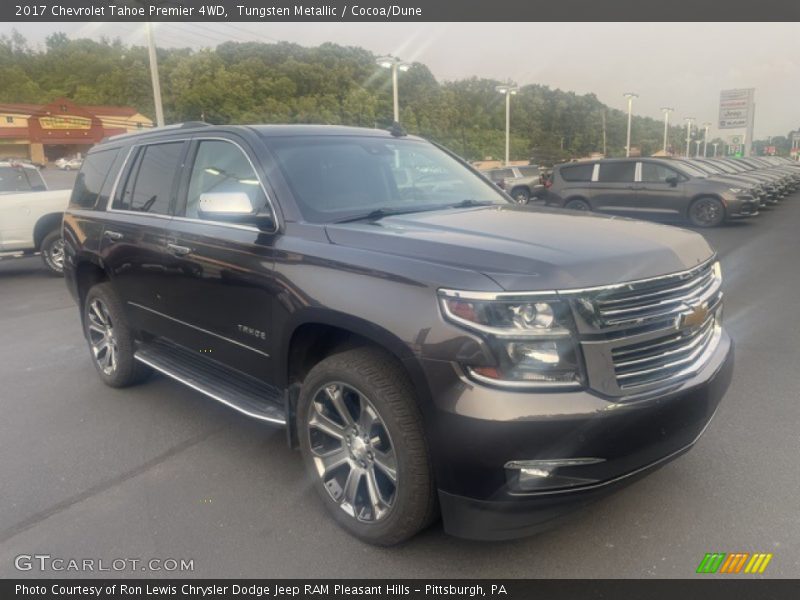 Tungsten Metallic / Cocoa/Dune 2017 Chevrolet Tahoe Premier 4WD