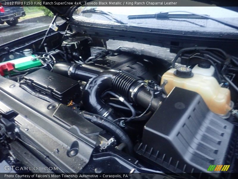 Tuxedo Black Metallic / King Ranch Chaparral Leather 2012 Ford F150 King Ranch SuperCrew 4x4