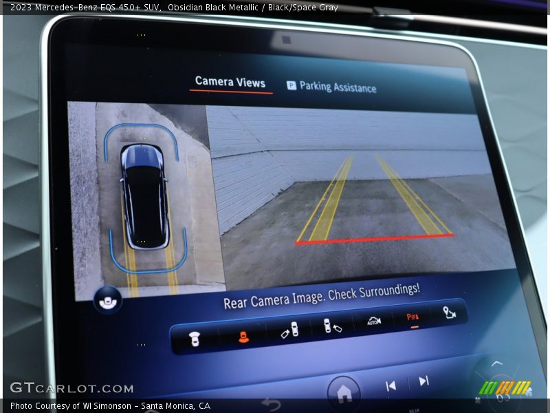 Obsidian Black Metallic / Black/Space Gray 2023 Mercedes-Benz EQS 450+ SUV