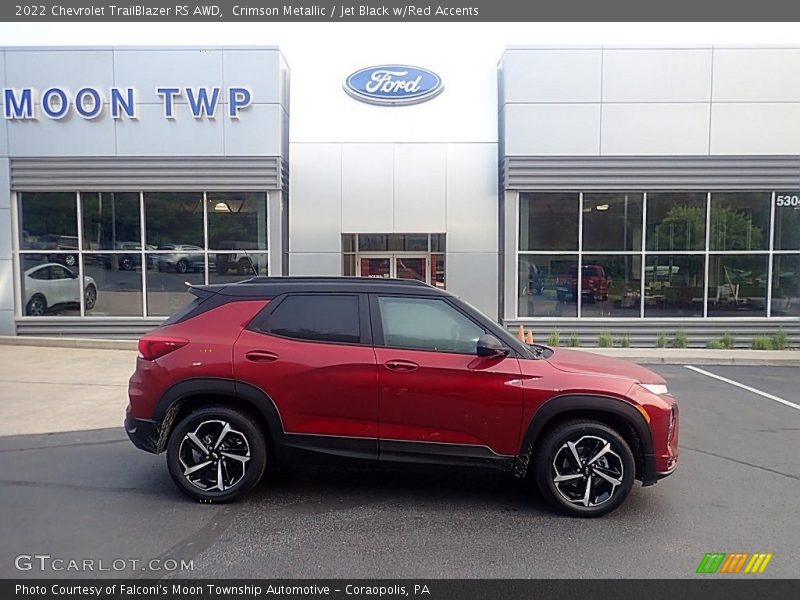 Crimson Metallic / Jet Black w/Red Accents 2022 Chevrolet TrailBlazer RS AWD