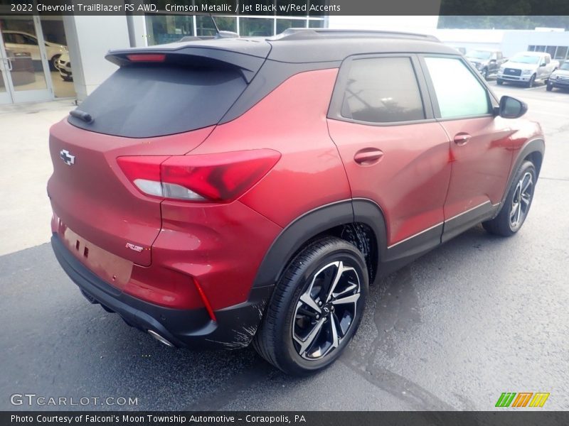 Crimson Metallic / Jet Black w/Red Accents 2022 Chevrolet TrailBlazer RS AWD