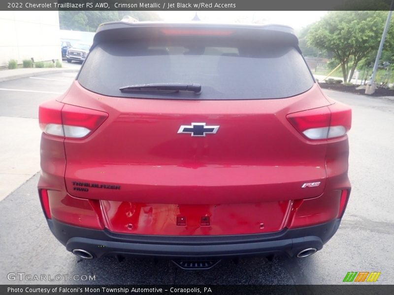 Crimson Metallic / Jet Black w/Red Accents 2022 Chevrolet TrailBlazer RS AWD