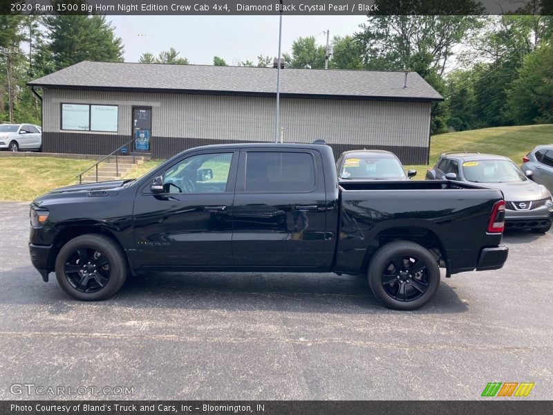 Diamond Black Crystal Pearl / Black 2020 Ram 1500 Big Horn Night Edition Crew Cab 4x4