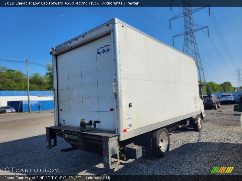 Arctic White / Pewter 2019 Chevrolet Low Cab Forward 4500 Moving Truck
