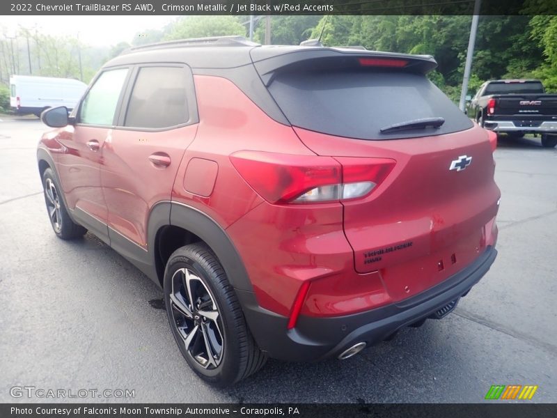 Crimson Metallic / Jet Black w/Red Accents 2022 Chevrolet TrailBlazer RS AWD