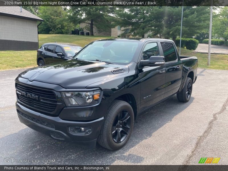 Diamond Black Crystal Pearl / Black 2020 Ram 1500 Big Horn Night Edition Crew Cab 4x4