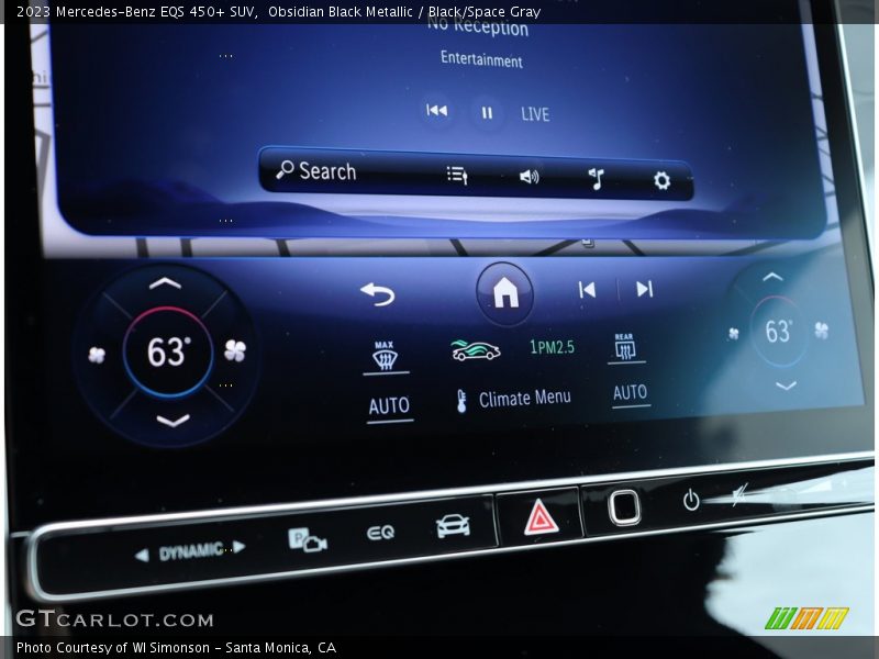 Obsidian Black Metallic / Black/Space Gray 2023 Mercedes-Benz EQS 450+ SUV