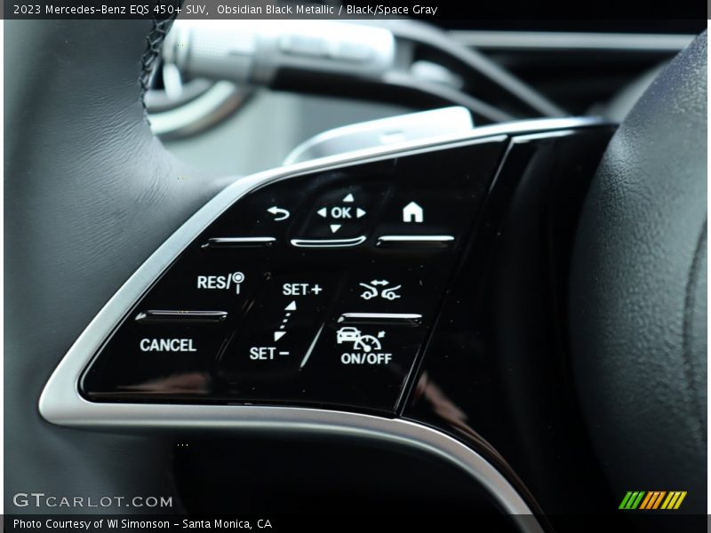 Obsidian Black Metallic / Black/Space Gray 2023 Mercedes-Benz EQS 450+ SUV