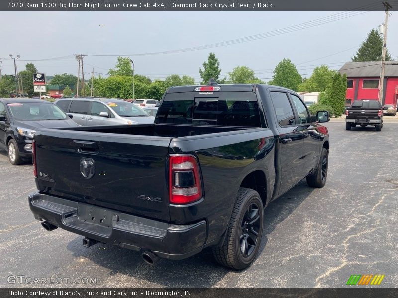 Diamond Black Crystal Pearl / Black 2020 Ram 1500 Big Horn Night Edition Crew Cab 4x4