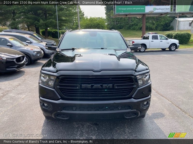 Diamond Black Crystal Pearl / Black 2020 Ram 1500 Big Horn Night Edition Crew Cab 4x4