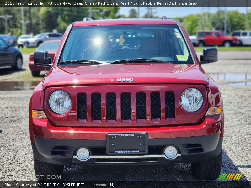 Deep Cherry Red Crystal Pearl / Light Pebble Beige/Dark Slate Gray 2016 Jeep Patriot High Altitude 4x4