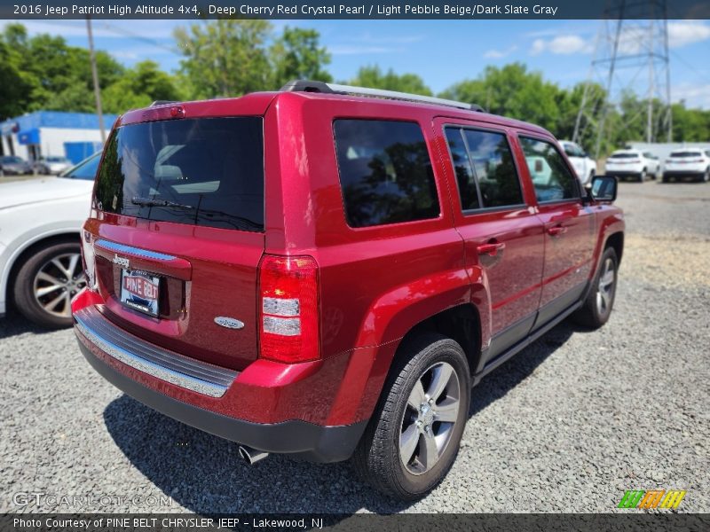 Deep Cherry Red Crystal Pearl / Light Pebble Beige/Dark Slate Gray 2016 Jeep Patriot High Altitude 4x4
